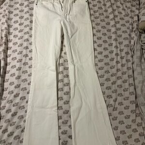 Just USA Crisp White Flare Jeans